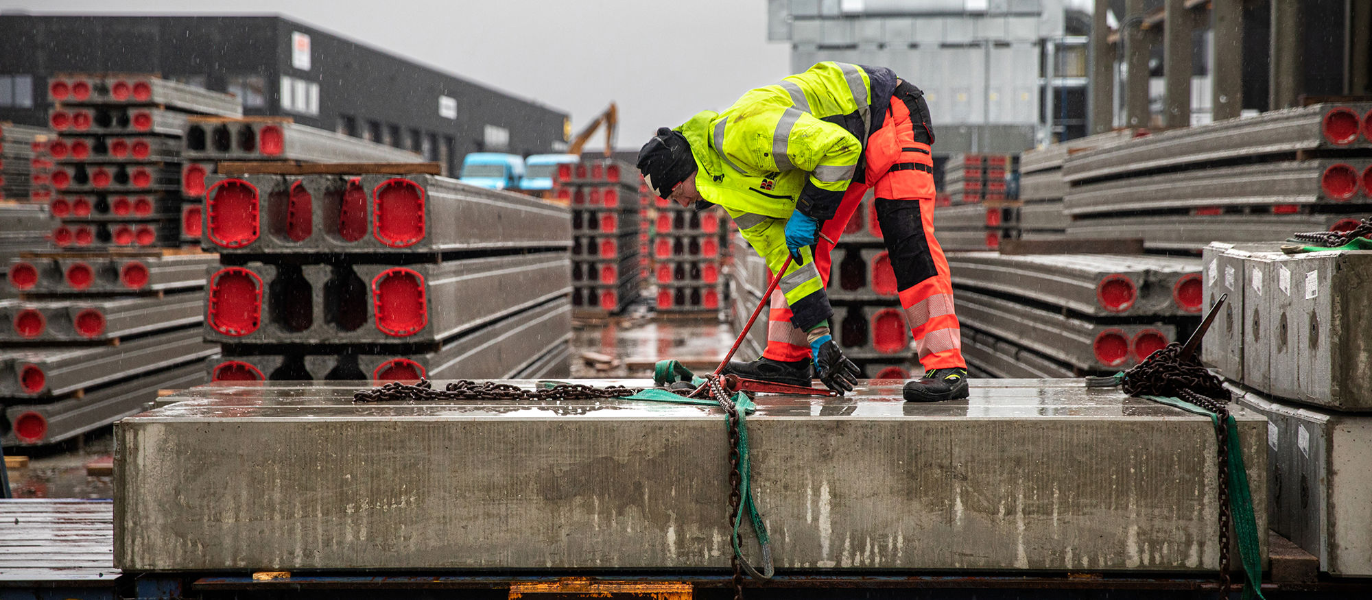Veidekke Prefab på fabrikken på Klepp, Rogaland